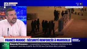 Marseille: Rudy Manna, secrétaire départemental Alliance Police des Bouches-du-Rhône, revient sur le dispositif policier mis en place pour le match France-Maroc