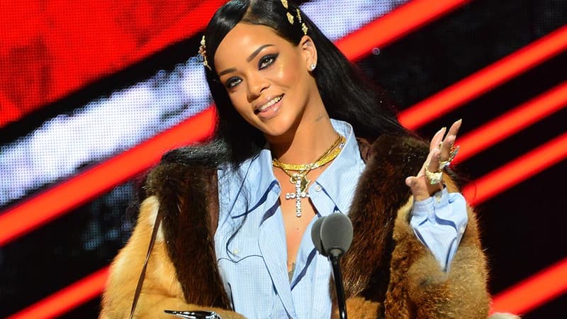 Rihanna en avril 2016, aux Rock Star award.