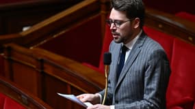 Le député écologiste Benjamin Lucas à l'Assemblée nationale le 10 mars 2024