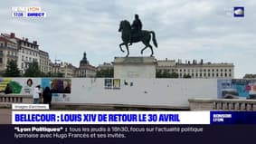Lyon: la statue de Louis XIV de retour place Bellecour le 30 avril prochain