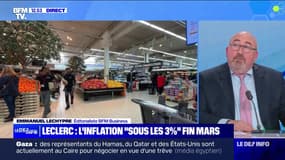 Leclerc : L'inflation "sous les 3%" fin mars - 04/03
