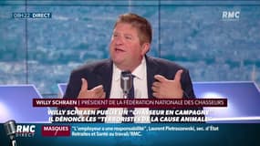 "La chasse évolue avec son temps, on a tous de l’empathie avec les animaux", selon Willy Schraen
