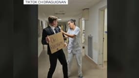 Une vidéo de recrutement a été postée sur Tiktok par le centre hospitalier de Draguignan (Var).