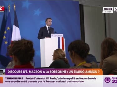 Discours d'Emmanuel Macron à La Sorbonne : un timing ambigu ?