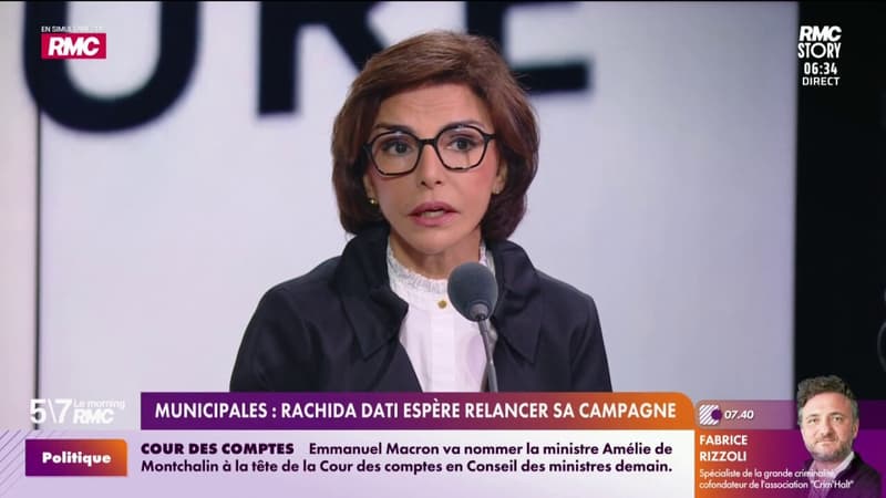Municipales : Rachida Dati espère relancer sa campagne
