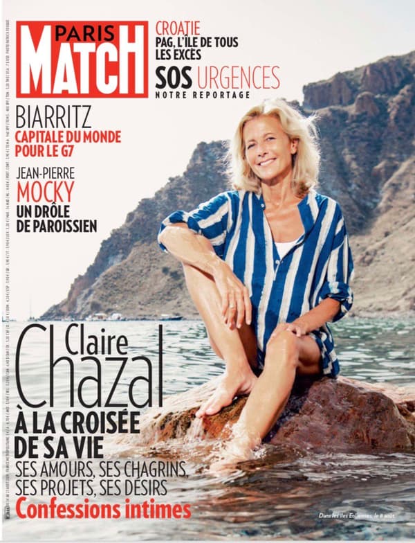 Claire Chazal en Une de Paris Match