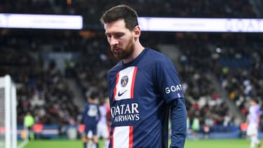 Lionel Messi avec le PSG en février 2023