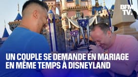 Un couple se demande en mariage en même temps à Disneyland 
