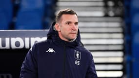 Andriy Shevchenko lors du match entre le Genoa et la Lazio, le 17 décembre 2021