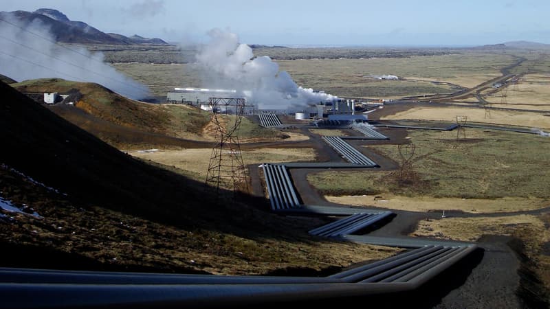 La centrale de Hellisheidi, en Islande.