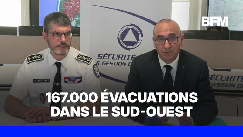 Incendies: 98.000 hectares brûlés en France, 167.000 évacuations dans le sud-ouest