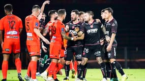 Le match de Ligue 2 entre Laval et Valenciennes, le 12 novembre 2022