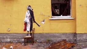 Le street-artiste Banksy a dévoilé sept nouvelles œuvres réalisées en Ukraine ce jeudi 17 novembre 2022.
