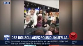 Des bousculades pour du Nutella