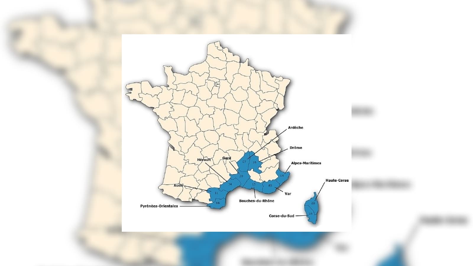 La carte de la présence des tiques Hyalomma marginatum en France La carte de la présence des tiques Hyalomma marginatum en France