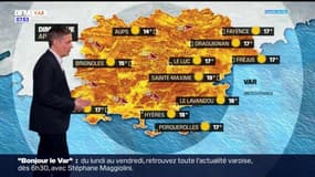Météo Var: un dimanche très ensoleillé, jusqu'à 18°C à Hyères et 17°C à Toulon