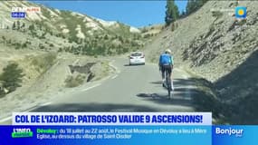 Richard Patrosso valide neuf ascensions à vélo du col de l'Izoard