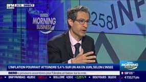 L'inflation pourrait atteindre 5,4% sur un an en juin, selon l'Insee