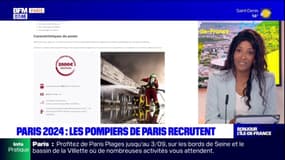 Paris 2024: les pompiers de Paris recrutent