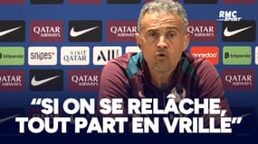 PSG : "Si on se relâche, tout part en vrille" avertit Luis Enrique