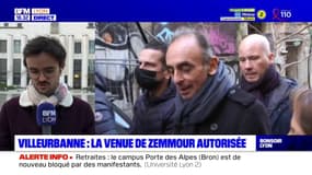 Villeurbanne : la venue de Zemmour autorisée