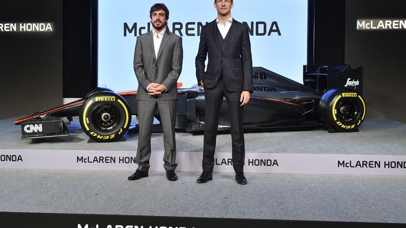 Fernando Alonso et Jenson Button