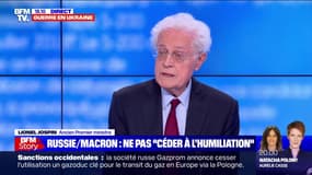 Russie: Lionel Jospin n'est pas "convaincu qu'il faille entrer dans la thématique de l'humiliation"