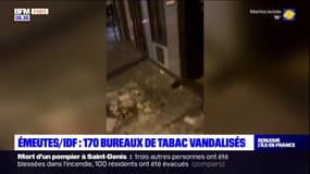 Emeutes après la mort de Nahel: 170 bureaux de tabac vandalisés en Île-de-France