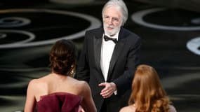 Michael Haneke, le réalisateur d'"Amour". Le film franco-autrichien s'est vu attribuer dimanche l'Oscar du meilleur film en langue étrangère, à Hollywood.