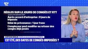 BFMTV répond à vos questions: Des dates de congés imposées cet été ? - 04/06