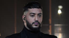 Slimane, lors des Victoires de la musique, le 14 février 2020