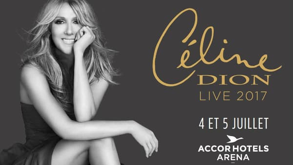 L'affiche de la nouvelle tournée de Céline Dion