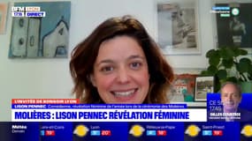 La comédienne lyonnaise Lison Pennec, révélation féminine de l'année aux Molières