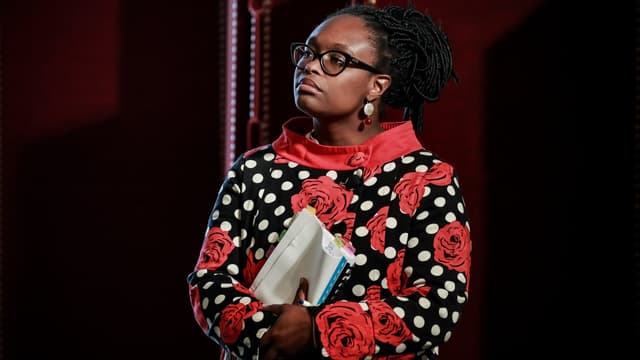 Sibeth Ndiaye lors d'une conférence de presse à Paris, le 10 juin 2020
