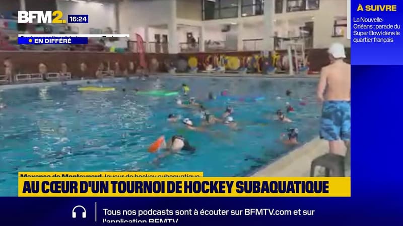 Toulouse: au coeur du tournoi international de hockey subaquatique