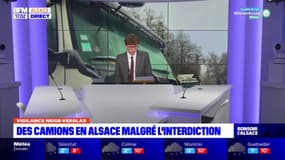 Verglas enAlsace: pourquoi y avait-il autant de poids lourds malgré l'interdiction?