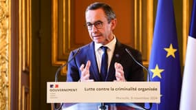 Le ministre de l'Intérieur Bruno Retailleau à Marseille, le 8 novembre 2024