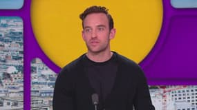 Le romancier Joel Dicker sur le plateau de BFMTV le jeudi 13 mars 2025