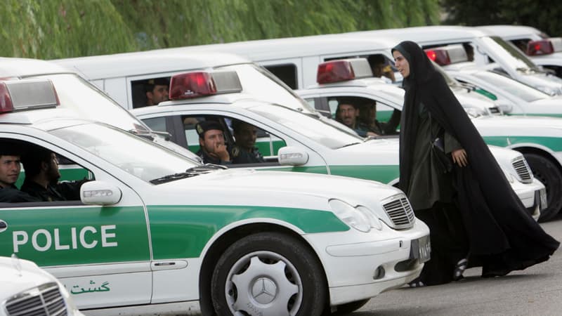 Police à Téhéran en Iran (illustration)