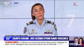 Sainte-Soline: "On avait 8000 opposants, dont 1000 éléments radicaux", affirme Nasima Djebli, porte-parole de la gendarmerie nationale