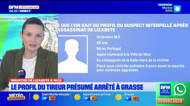 Meurtre de Lizabete à Nice : qui est Octaviano, le tireur présumé arrêté à Grasse ?