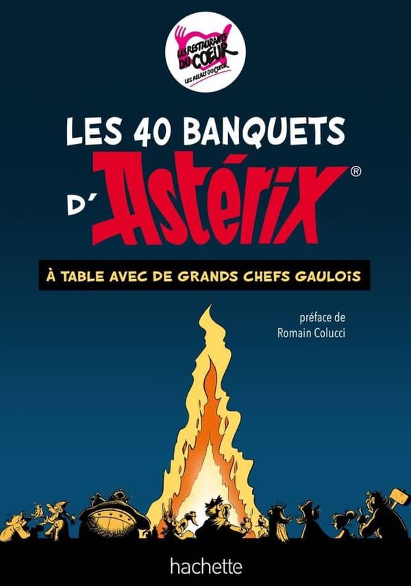 Couverture du livre "Les 40 banquets d'Astérix"