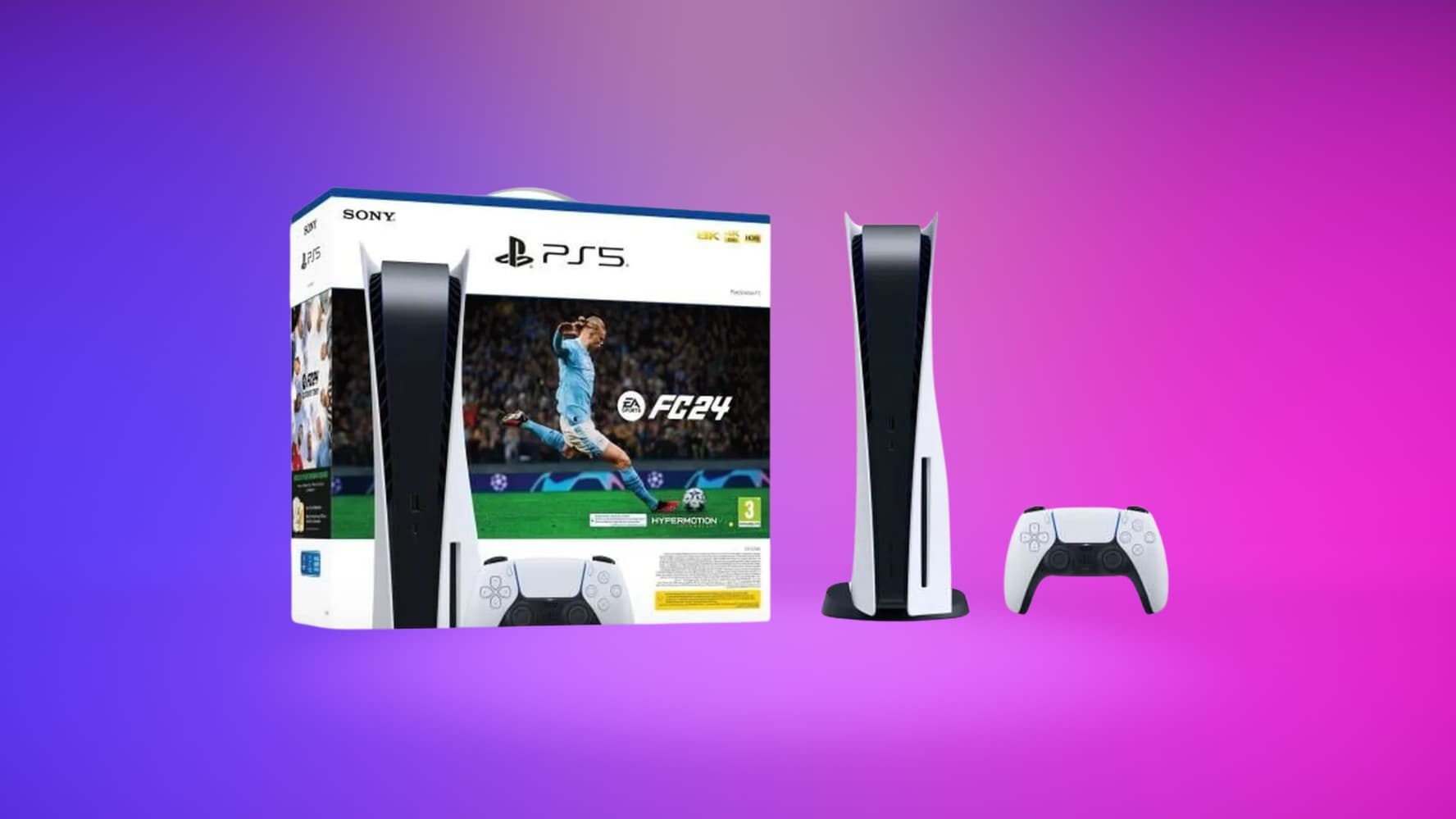 Cette offre PS5 avec EA Sports FC 24 inclus est une offre en or mais ultra  limitée