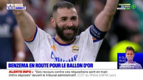 Benzema en route pour le ballon d'or