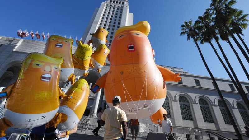 Des manifestants anti-Trump à Hollywood en octobre 2018