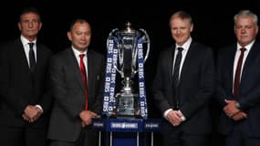 Guy Novès, Eddie Jones, Joe Schmidt et Warren Gatland