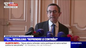 Drogue: Bruno Retailleau assure vouloir "reprendre le contrôle de l'espace public"
