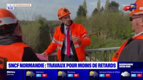 Seine-Maritime: la SNCF entretient les voies à Buchy