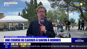 Bormes-les-Mimosas: plus de 80 participants pour la 1ère édition d'une course de caisses à savon