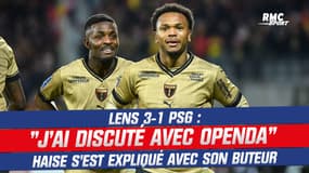 Lens 3-1 PSG : "J'ai discuté avec Openda", Haise explique la confiance donnée à son buteur